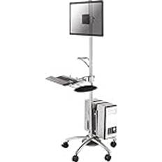 Keyboard stativ Neomounts Newstar FPMA-MOBILE1800 Mobil Arbetsstation Golvstativ