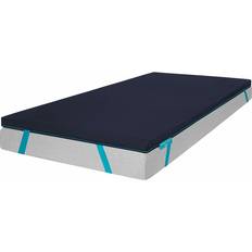Fundas de colchón Cecotec Viscoelástico Flow TopSerenity 90x190 cm Altura Funda de colchón Blanco, Negro