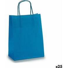 Bolsas de Regalo Pincello Bolsa de Papel Azul 18 x 8 x 31 cm 25 Unidades