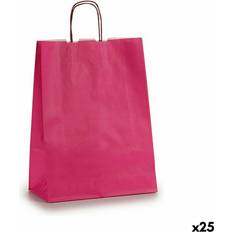 Pink Gift Bags Pincello Pink Paper Bags 12 x 52 x 32 cm Pack of 25