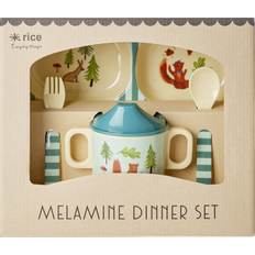 Melamin Kindergeschirr Rice Melamine Baby Dinner Set 4 pcs