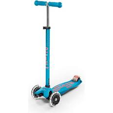 Micro Kickboard Maxi Deluxe LED - Aqua