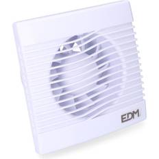 Badrumstillbehör Edm Högpresterande 15W Badrumsventilator 10 cm