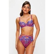 Purple - Thong Knickers Ann Summers Nocturnal Bloom High Waist Brazilian - Purple