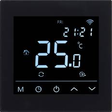 Heatcom HC91 Termostat Digital Wi-Fi Sort
