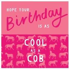 Rose Cartes & Invitations Cool As A Cob Card Pink