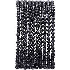 Beadia Faceted Natural Flint Stone Beads 38cm