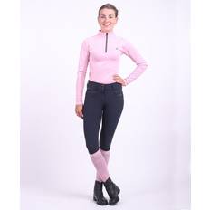 Équipement pour motards QHP Pantalon Équitation Femme Maxime - Bleu