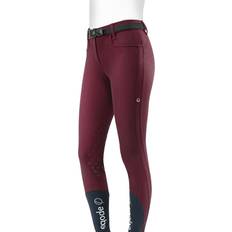 Fruste per Cavalli Pantaloni Da Equitazione Donna A Media - Rouge