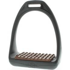 Brown Stirrups Harrys Horse Compositi Reflex 3D Swivel Stirrups - Silver/Grey