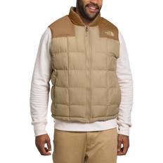 Clothing The North Face Lhotse Water Repellent Reversible Vest - Khaki Stone/Utility Brown