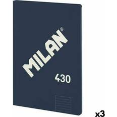 Blue Notepads MiLAN Blue A4 Notebook Set of 48 Sheets