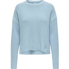 Blau - Strickpullover Only Onlluna Pullover - Hellblau