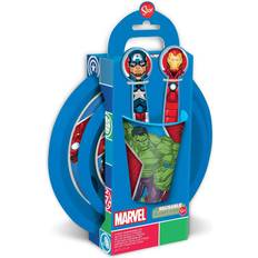 Plastic Baby Dinnerware The Avengers Kids Dinner Set 5 Piece