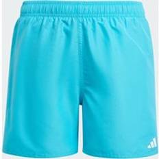 Turquoise Swim Shorts Children's Clothing Swim Shorts Kids - Lucid Cyan/White