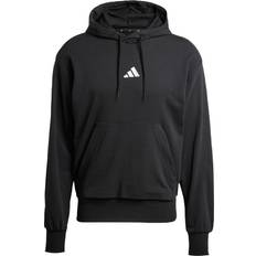 adidas Essentials Feelcozy French Terry Hoodie - Black/White