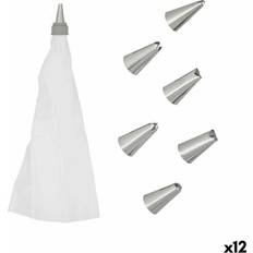 Set Spritspåsar Kinvara Konditorset För Bakverk Vit Set of 12 Spritspåse