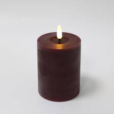 LED Block Burgundy LED-ljus 10cm