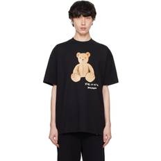 Palm Angels Kläder Palm Angels Björn Motiv Slogan Print T-shirts - Svart
