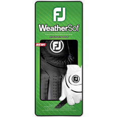 Black Golf Gloves FootJoy WeatherSof Men's Golf Glove