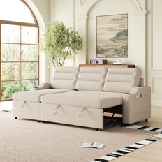 Sofas Latitude Run Comfy Modern Bed with Storage Recliner Sofa