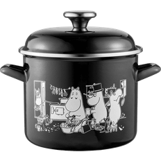 Mumin Emaljgryta Högt Lock 3.5 L