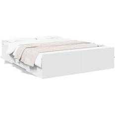 vidaXL Bed with Drawers 140x200cm