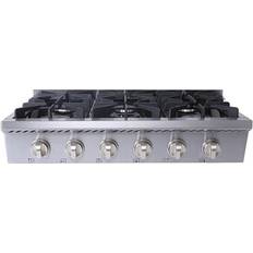 Built in Cooktops Thor Kitchen 36 Inch Built-in Gas Cooktop