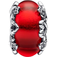 Red magic Pandora Christmas Magic Murano Charm - Silver/Red