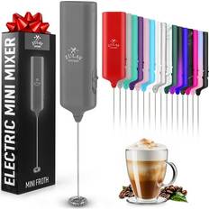 Coffee Maker Accessories Zulay Kitchen Portable Handheld Milk Frother Wand