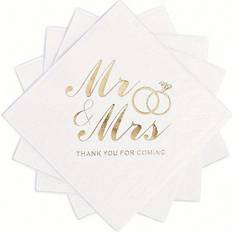 Graduations Paper Napkins Shein 100 Pcs Disposable Wedding Cocktail Napkins