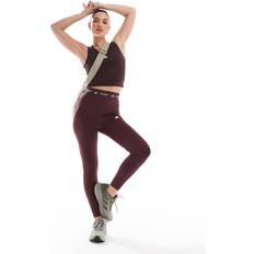 Dame - Pink Tights adidas Techfit 7/8 Tights - Pure Ruby