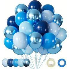 Shein Elegant Blue Latex Balloon Set 26pcs