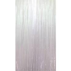 Shein White Fringe Flower Rain Silk Curtain 1x2m