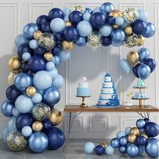 Shein Blue Metallic Balloons Garland Arch Kit