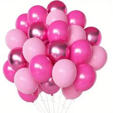 Shein Metallic Pink Latex Balloons 50pcs