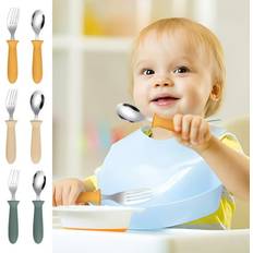 Cheap Kids Cutlery Apmemiss 304 Stainless Steel Children's Fork Spoon Set