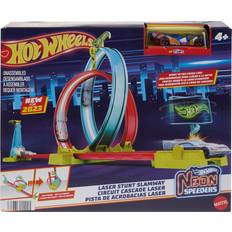 Hot Wheels Bilbanor Hot Wheels Neon Speeders Laser Stunt Slamway