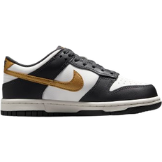 Nike Dunk Low GS - Summit White/Anthracite/Metallic Gold