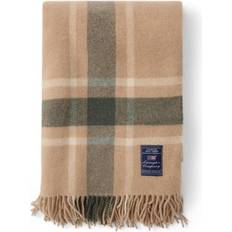 Lexington Plaid Filt Beige, Grön (170x130cm)