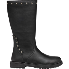 Synthétique Bottes Geox Eclair Fille - Noir