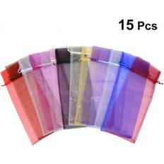 Baby Shower Gift Bags Kesenlong Organza Bag 15 Pcs 15x38cm Mixed Color