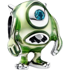 Pandora Disney Pixar Mike Wazowski Charm - Silver/Blue/Green