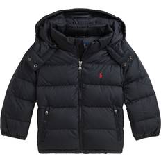 Down kids jacket Polo Ralph Lauren Little Kid's Ripstop Down Jacket with Hood - Black (322940328001)