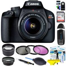 Cheap DSLR Cameras Canon BuzzPhoto, EOS Rebel T100 4000D DSLR Camera with EF-S 18-55mm 3.5-5.6 III Lens BuzzPhoto Pro Bundle