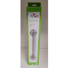 Steel Shower Stools Nova Wall Grab Bar 12" Ivory 8012PC-R