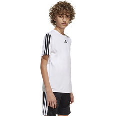 Adidas T-shirts Children's Clothing adidas Train Essentials 3-Stripes T-shirt - White/Black