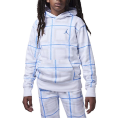 Jordan L Hoodies Jordan Older Kid's Jordan Brooklyn Essentials Festive Fleece Pullover Hoodie - White (HQ7088-100)