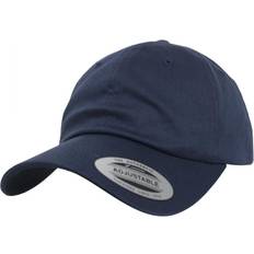 Blåa - Tyg Accessoarer Flexfit Adjustable Keps - Organic Navy