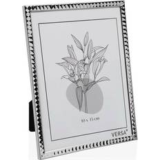 Versa Silver Metal Minimalist Ram 10.5x15.5cm